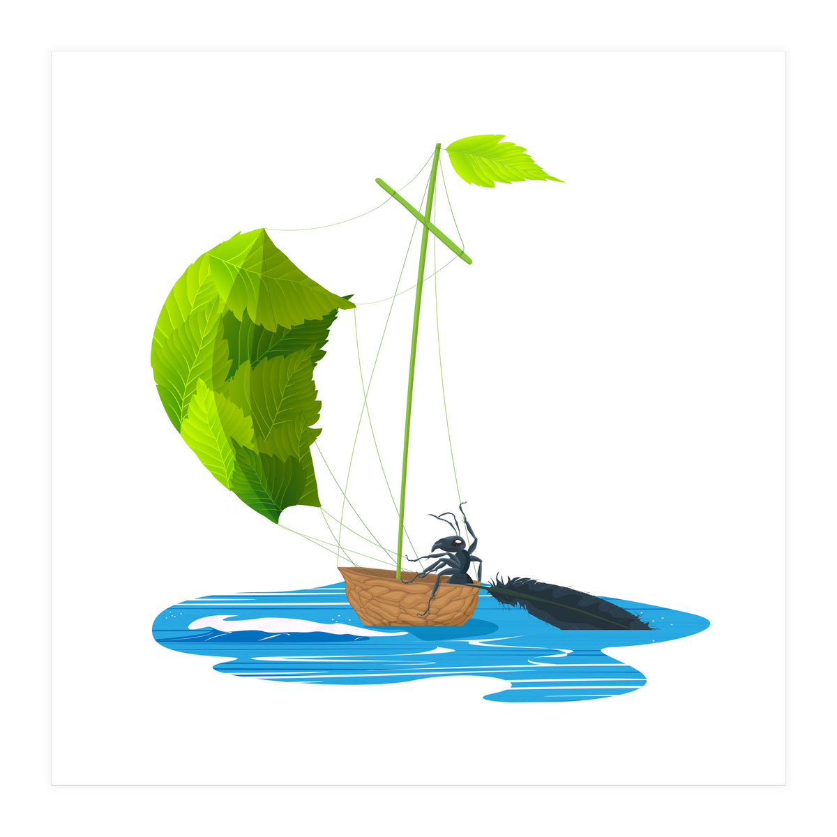 Walnut Ride (Print Only)