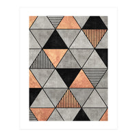 Concrete and Copper Triangles 2 (Print Only)