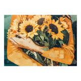 Holding Sunflowers (Print Only) thumbnail