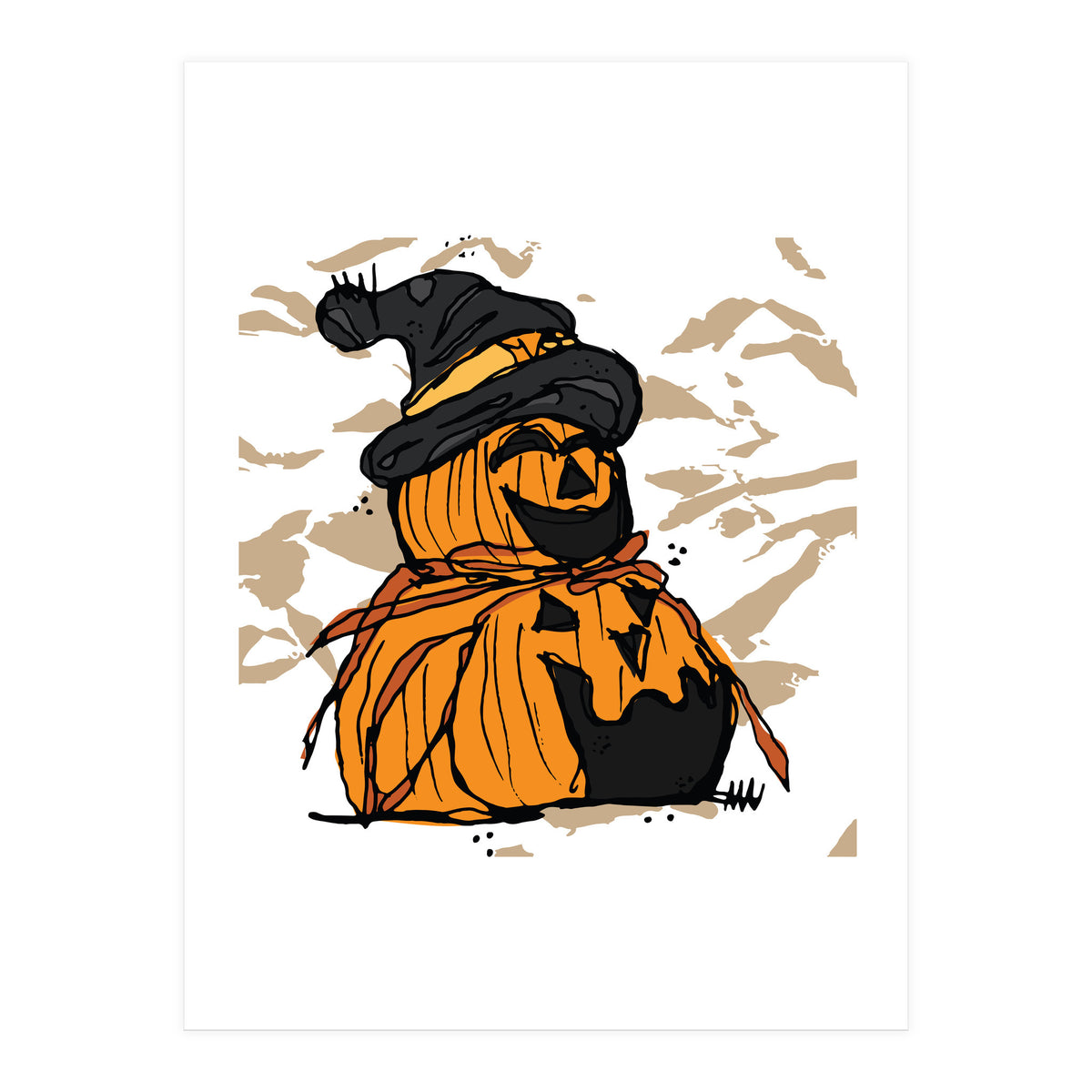 Pumpkin sketch (Print Only)