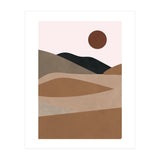 Neutral Mid Century Montain Hills (Print Only) thumbnail