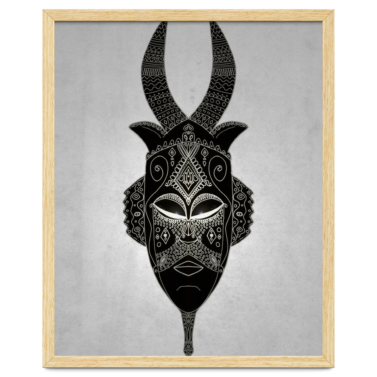 Horned Tribal Mask