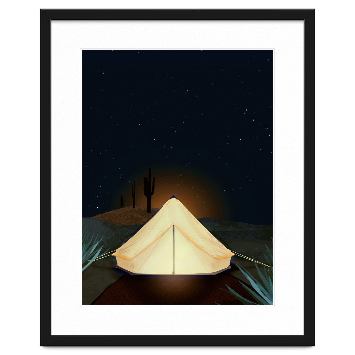 Tent at Night