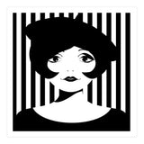 Retro 1960s Young Woman black and white (Print Only) thumbnail