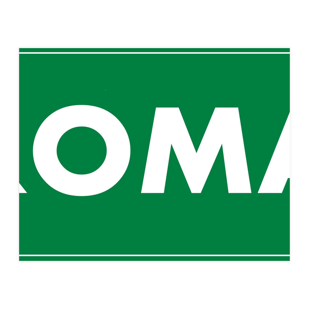 Let`s go to Roma, Italy! Road sign (Print Only)