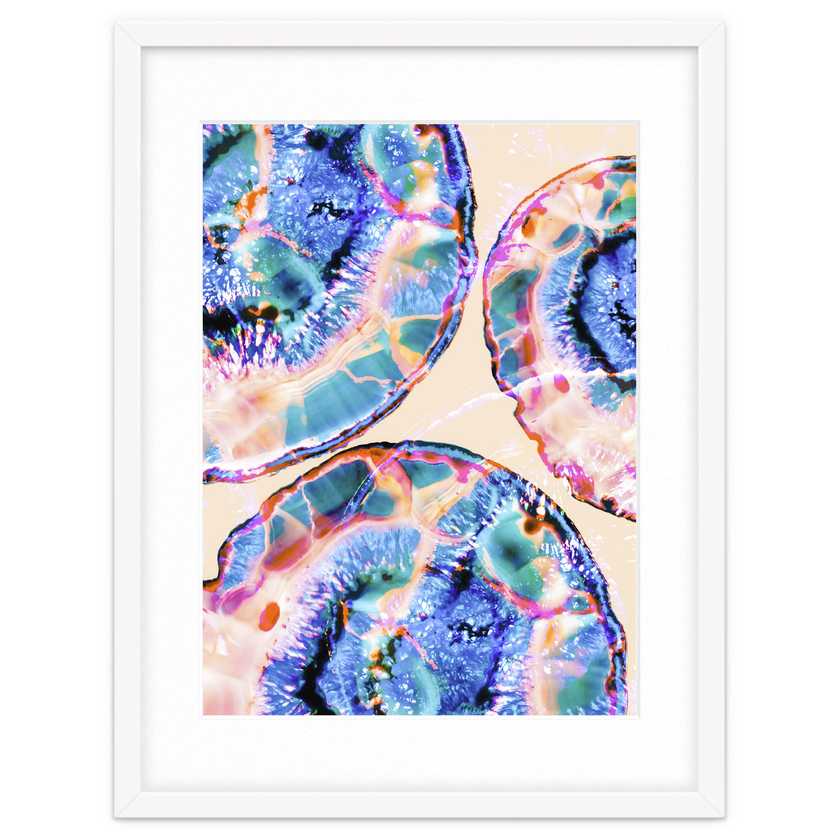 Abstract Agate Painting