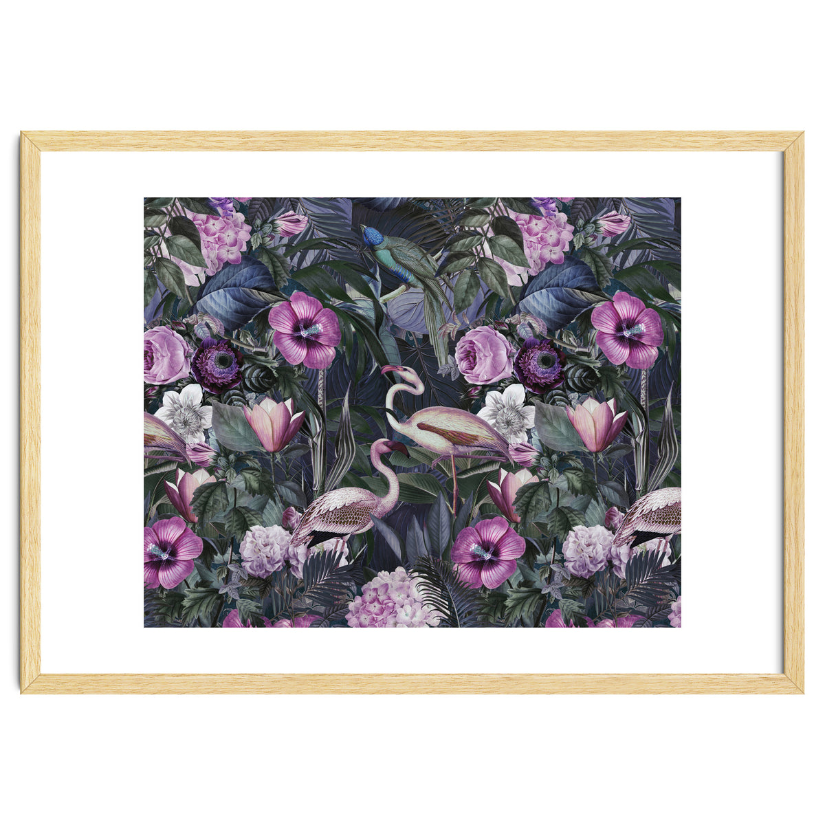 Flamingos Dark Jungle 2