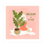House Plant With A White Hair Girl (Print Only) thumbnail