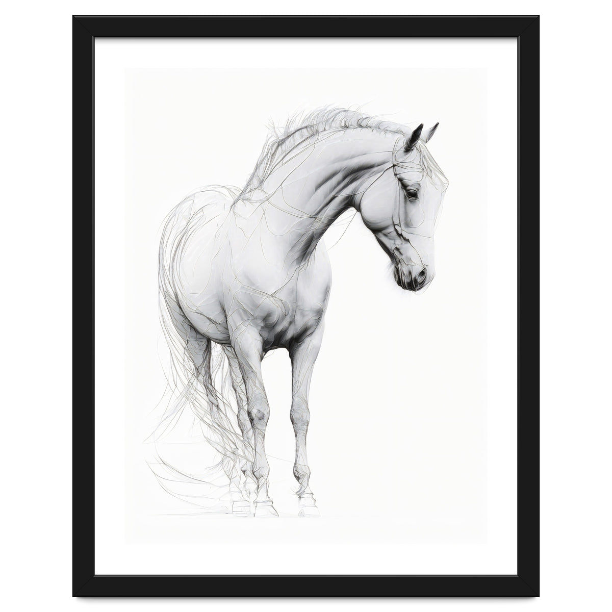 Horse Line Art