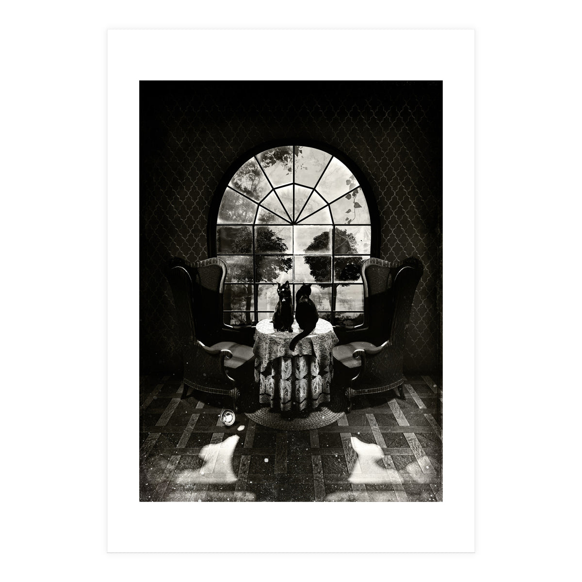 Room Skull Bw (Print Only)