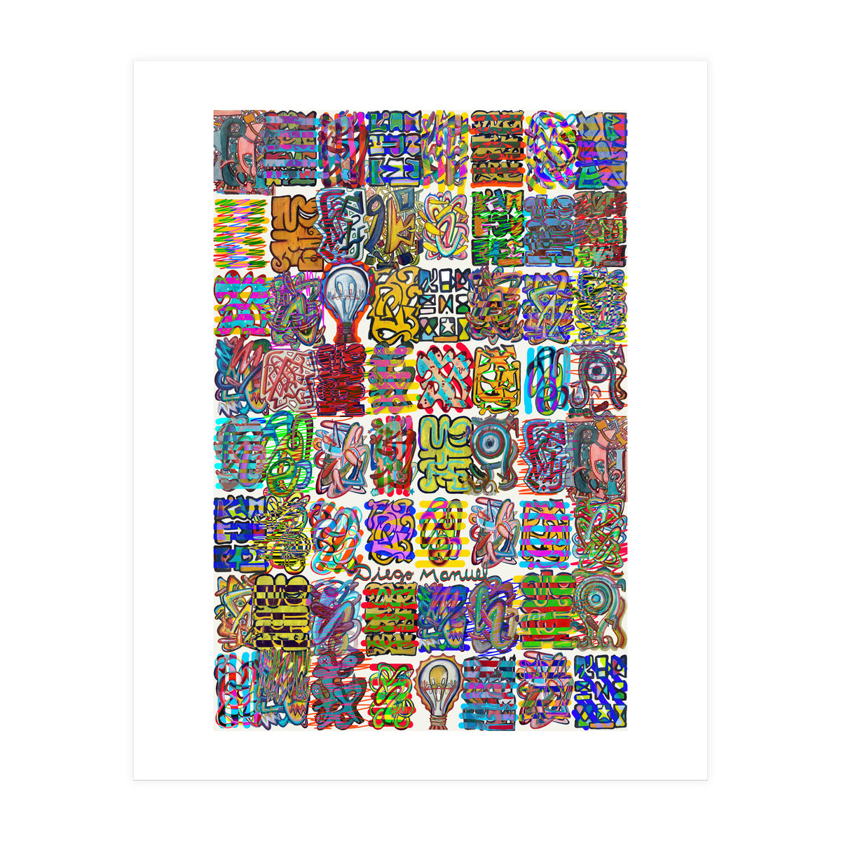 Graffitis 2021 Tapiz 110 (Print Only)