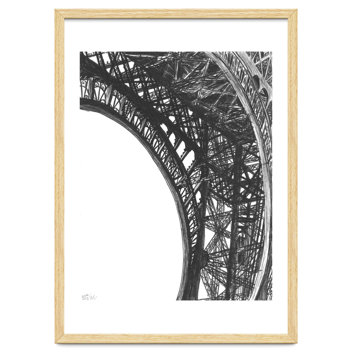 Looking Up The Eiffel