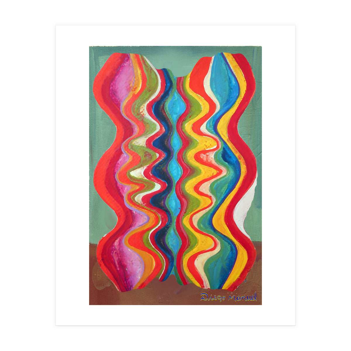 Pop Abstract Asimetrico A8 (Print Only)