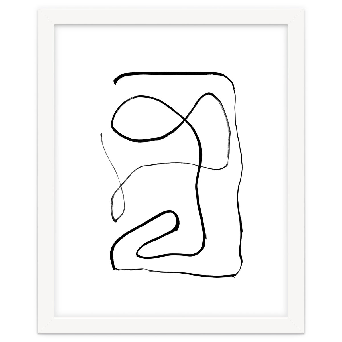 Mid-Century Line Art Print #2