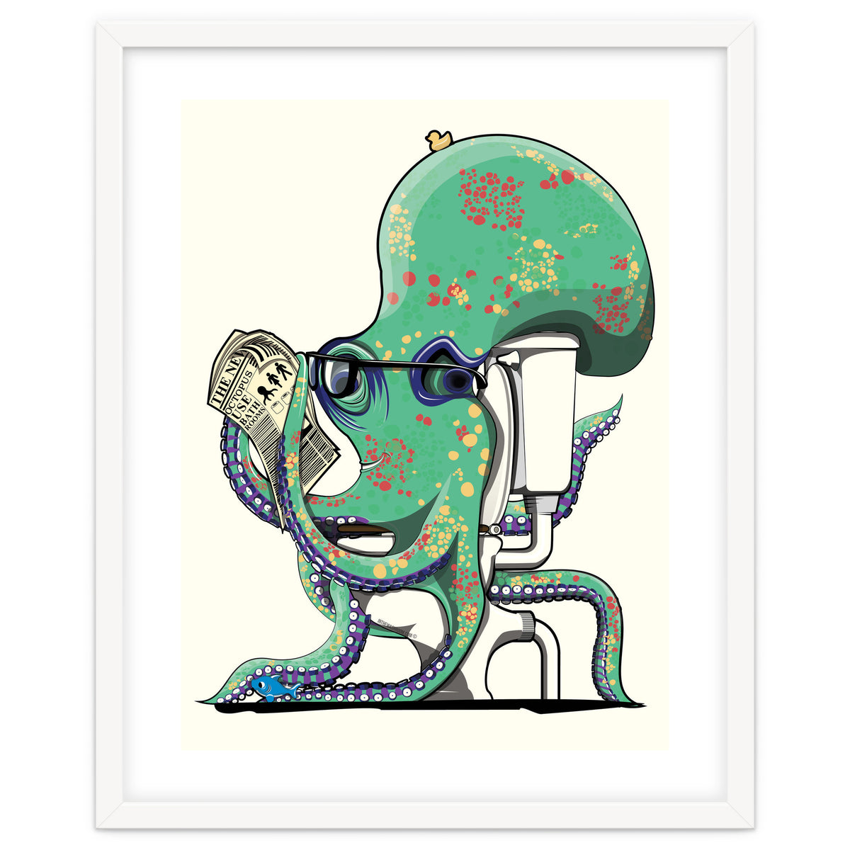 Octopus on the Toilet