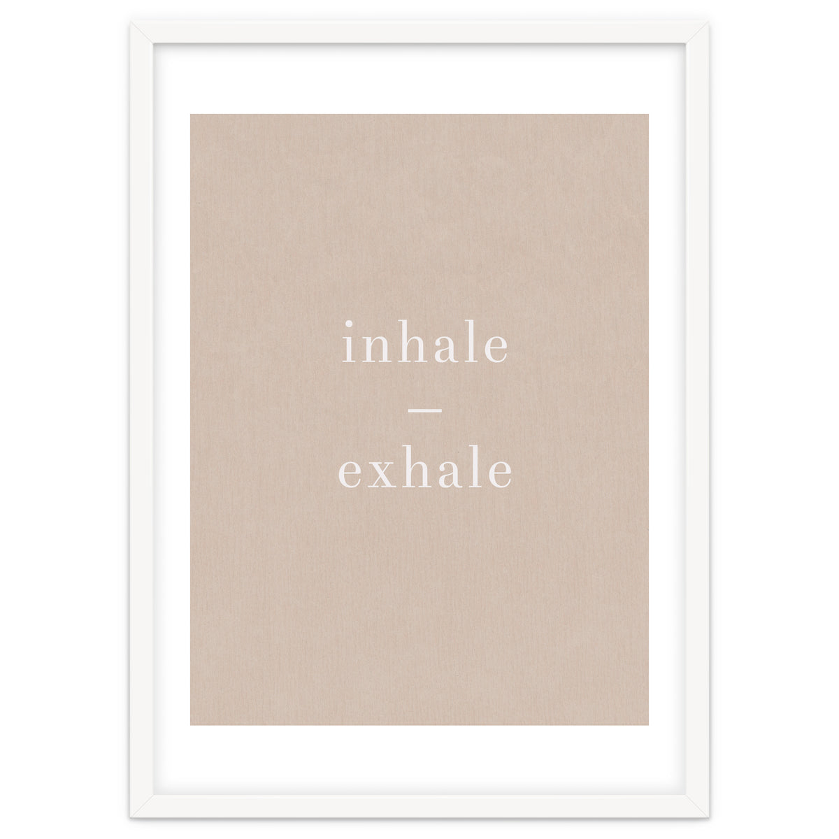 Inhale Exhale Beige Yoga