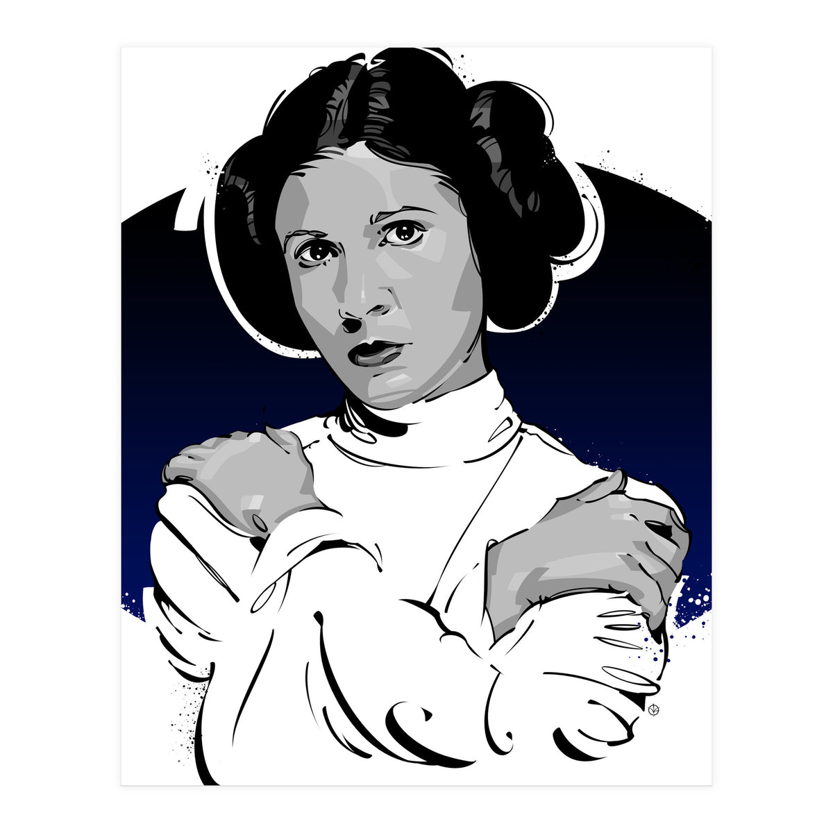 Leia STAR WARS (Print Only)