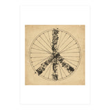 Peace And Bike Lines (Print Only) thumbnail
