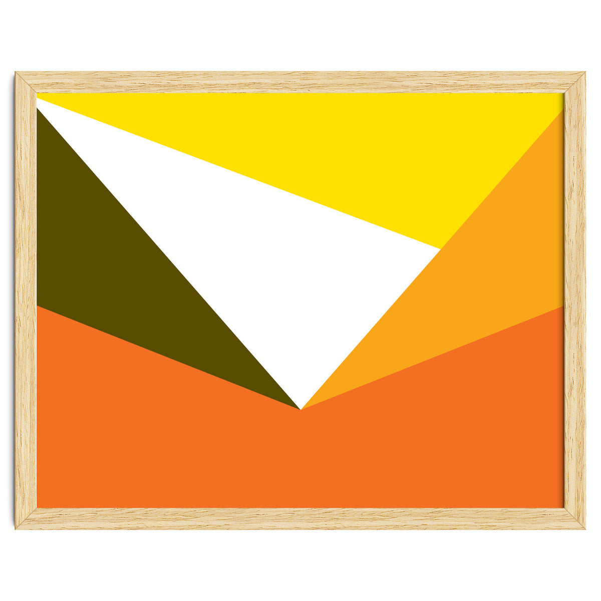 Geometric Shapes No. 58 - yellow & orange
