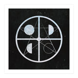 Pentagram moon phases (Print Only) thumbnail
