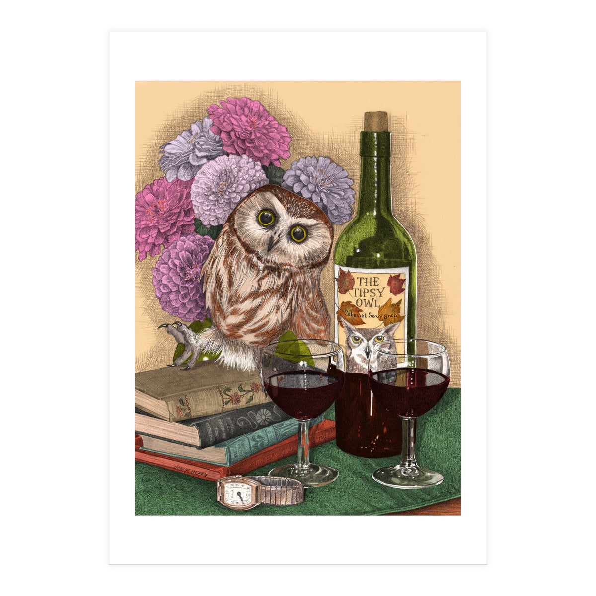 Tipsey Owl (Print Only)