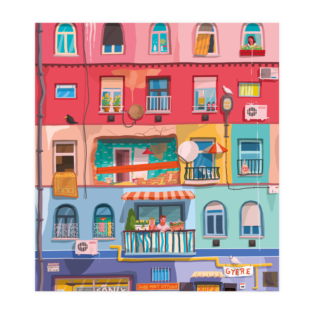 Frontage Budapest (Print Only)