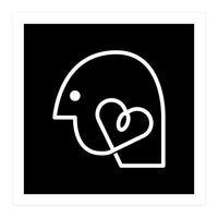 Head Heart_Black (Print Only)