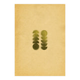 Green blurry geometric shapes (Print Only) thumbnail