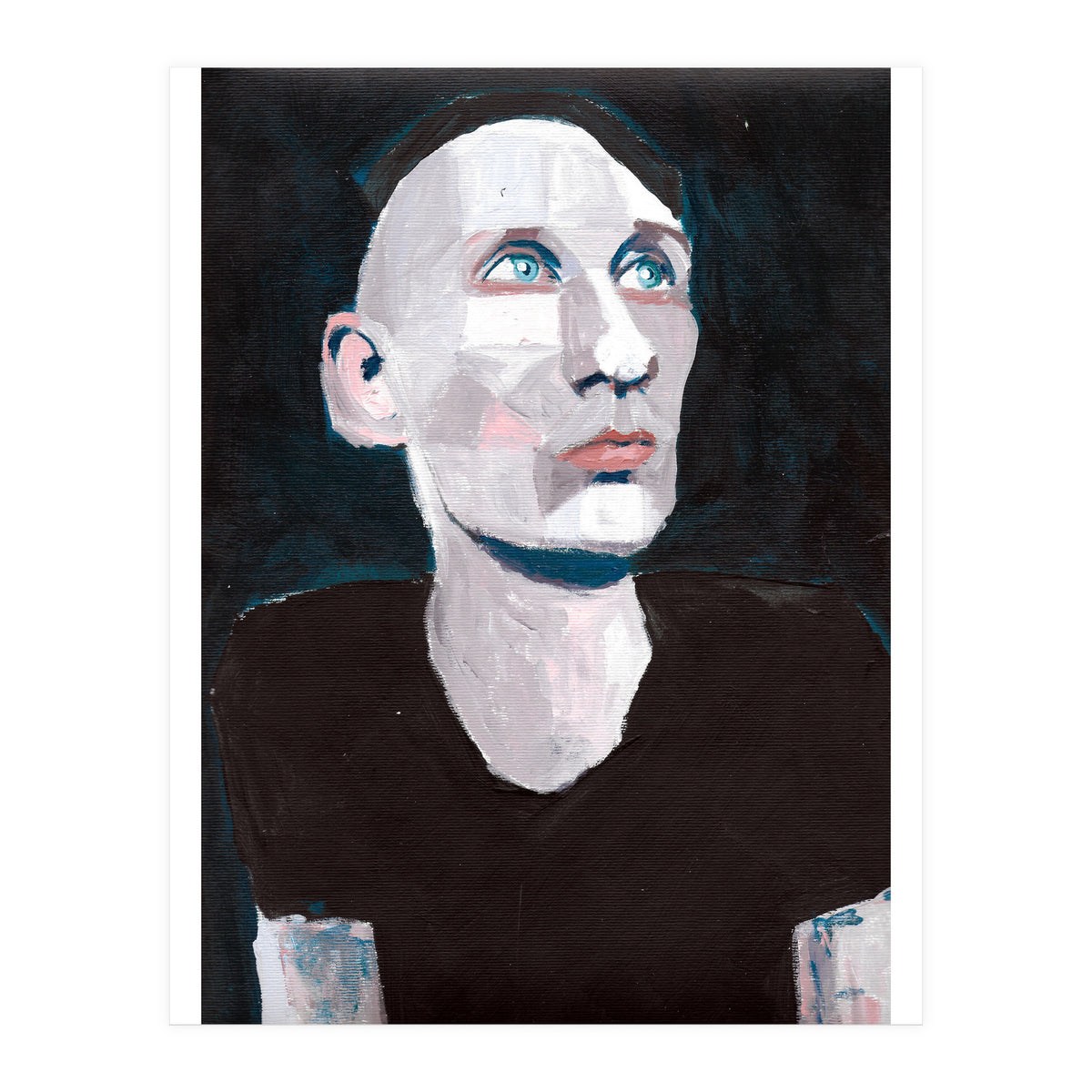 Untitled #029 - Man in black t-shirt (Print Only)