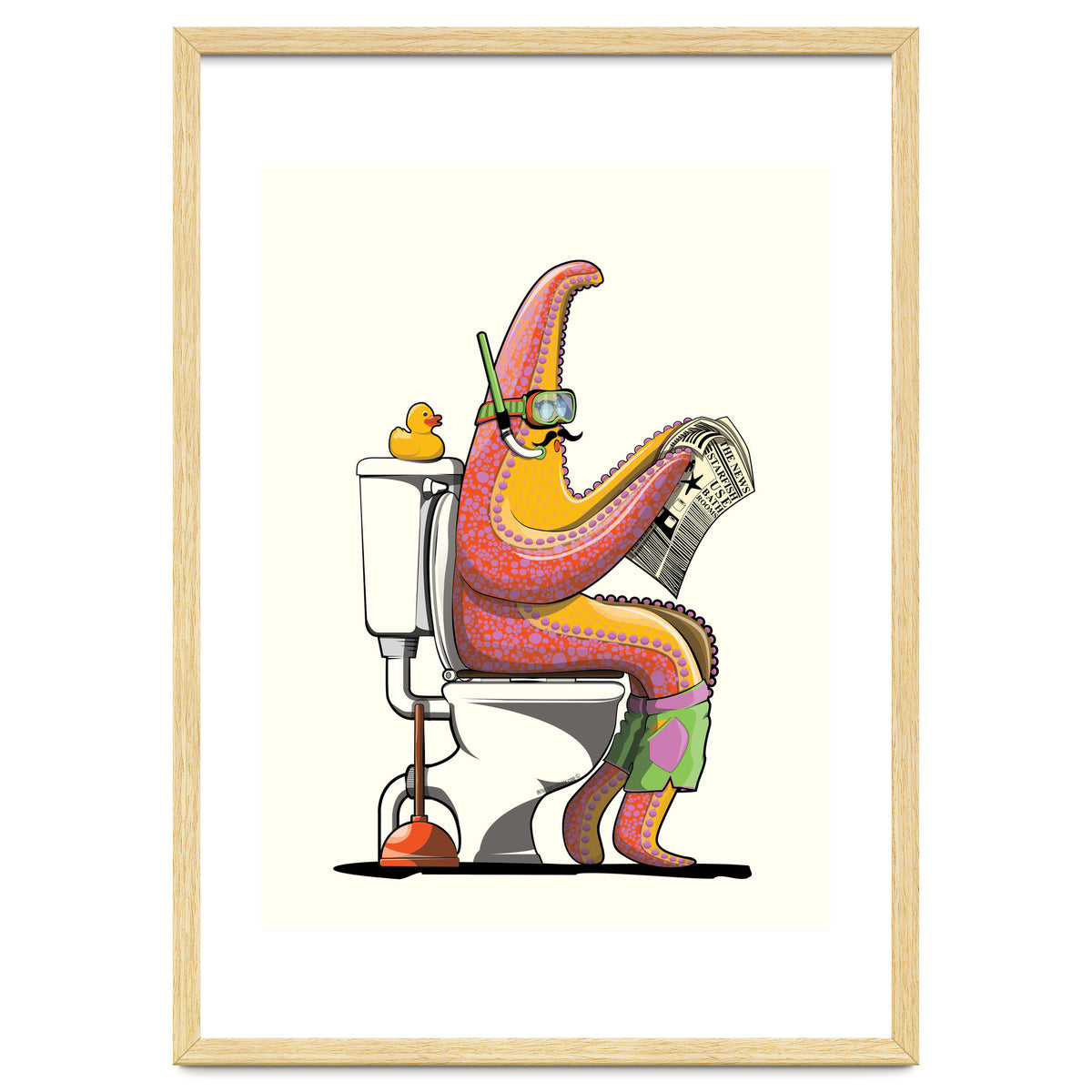 Starfish on the Toilet