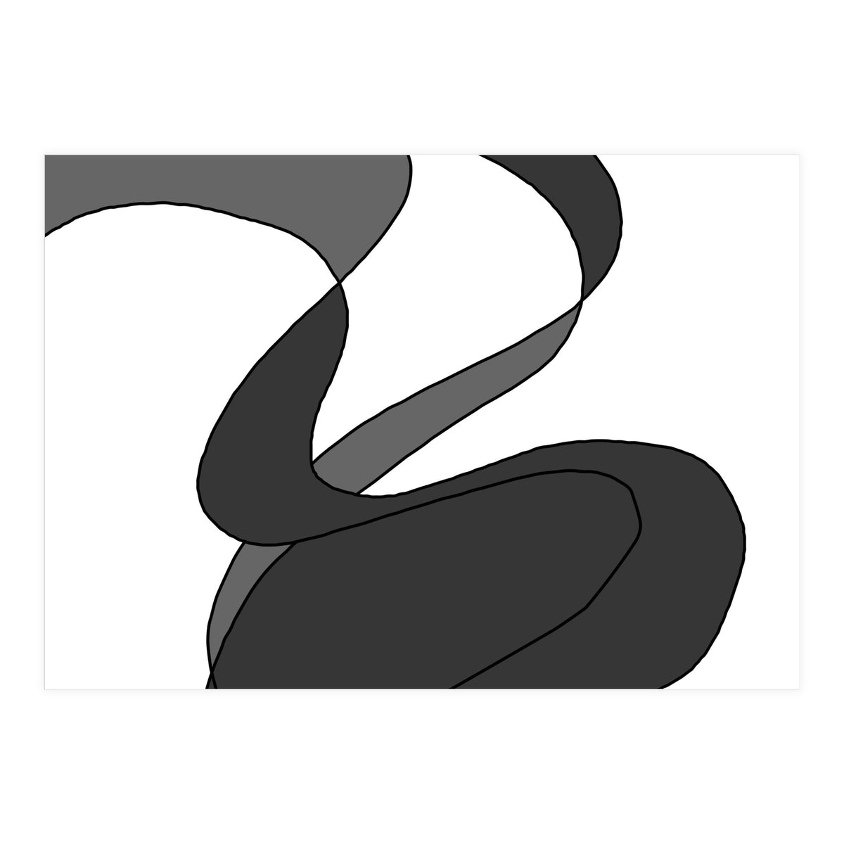 Grey Waves 7 (Print Only)