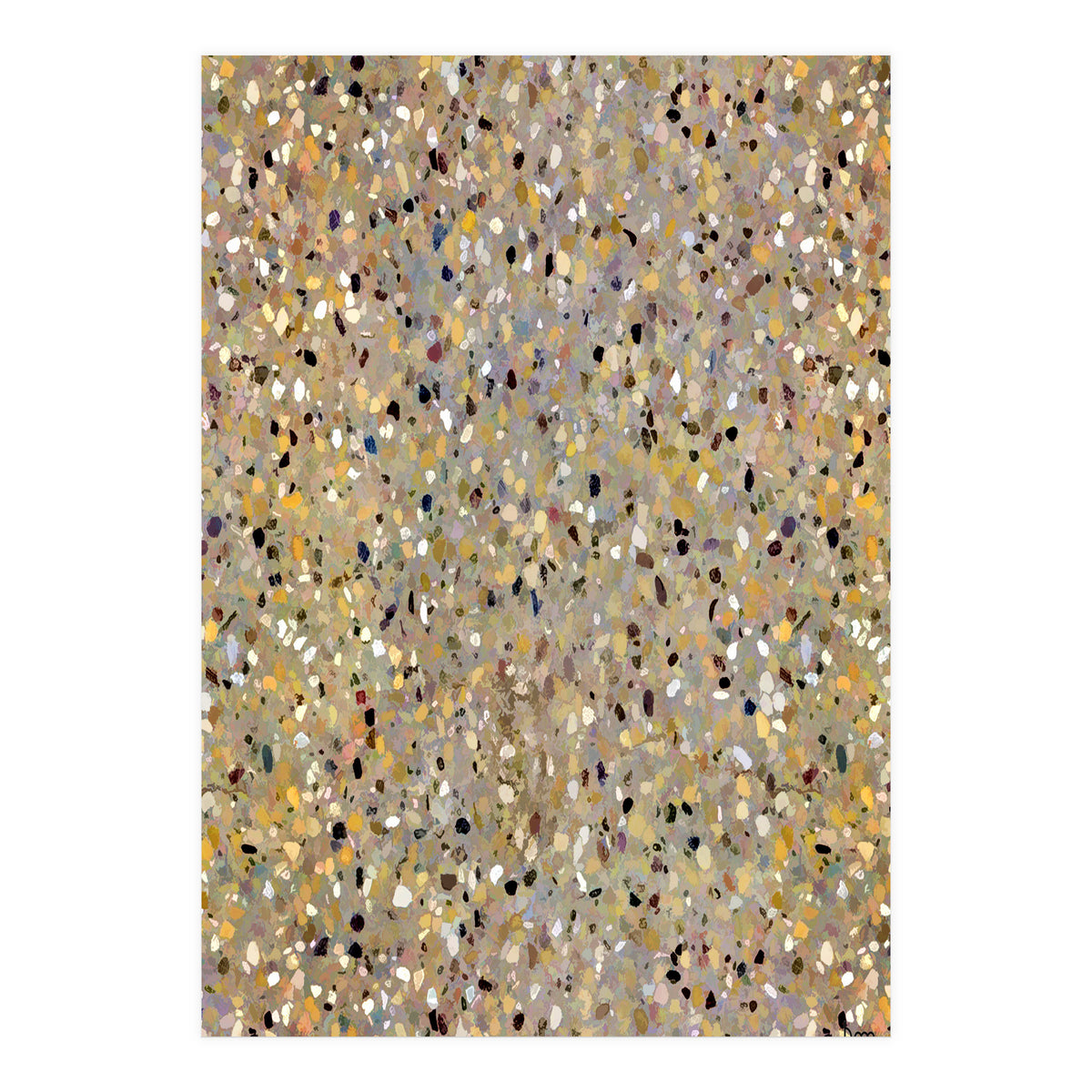 Golden Brown Terrazzo (Print Only)