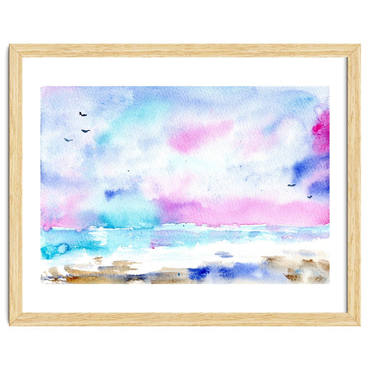 Tenderness of the sea || watercolor