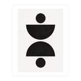 ABSTRACT AND GEOMETRIC SHAPES 02BW (Print Only) thumbnail