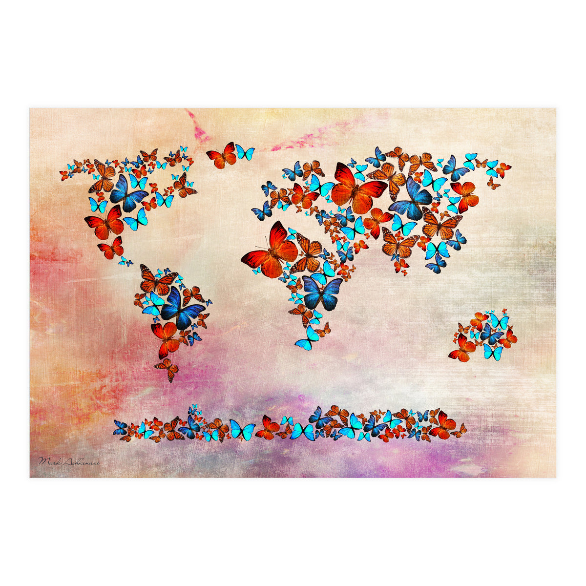 Map Of The World  4 (Print Only)
