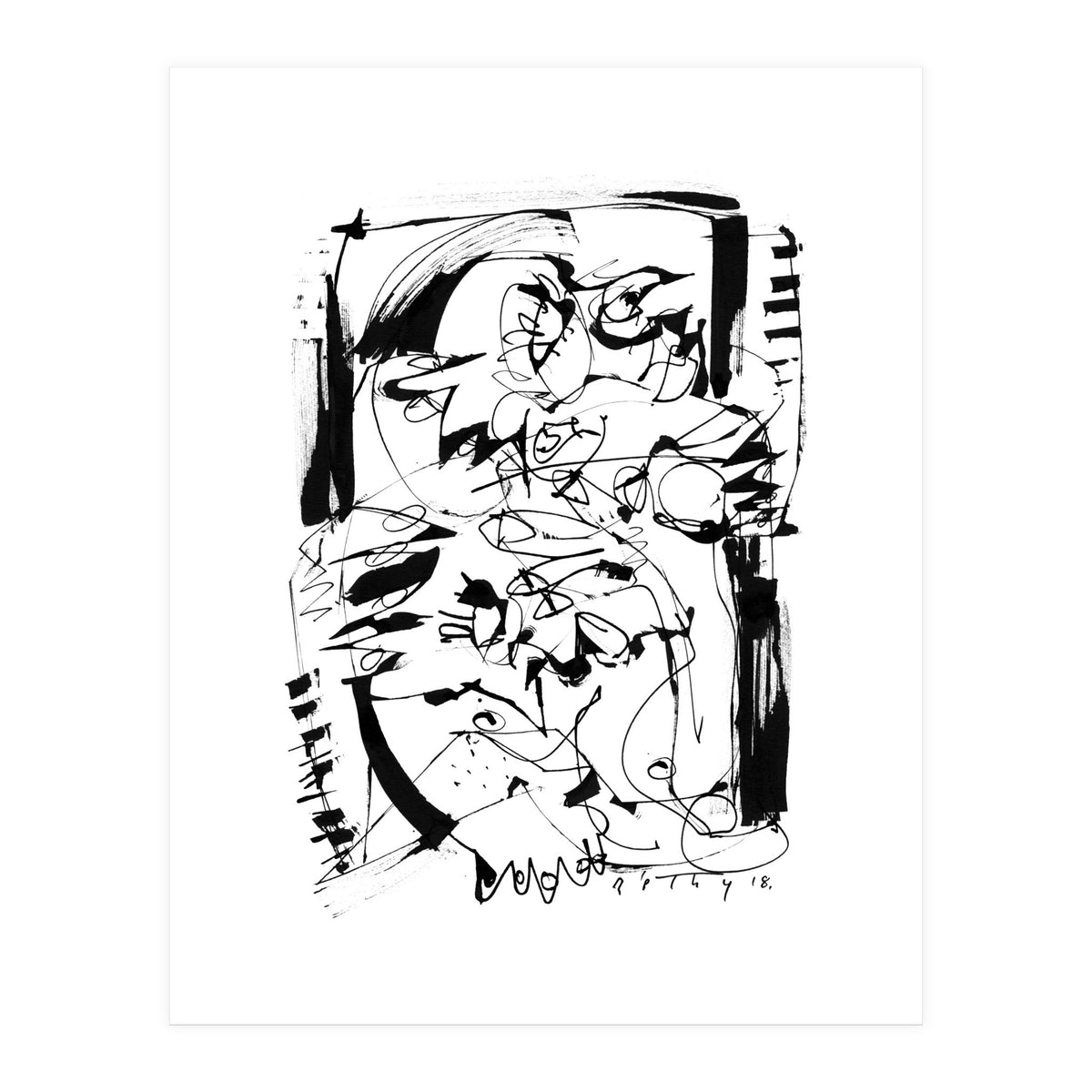 Ups and Downs - b&w (Print Only)