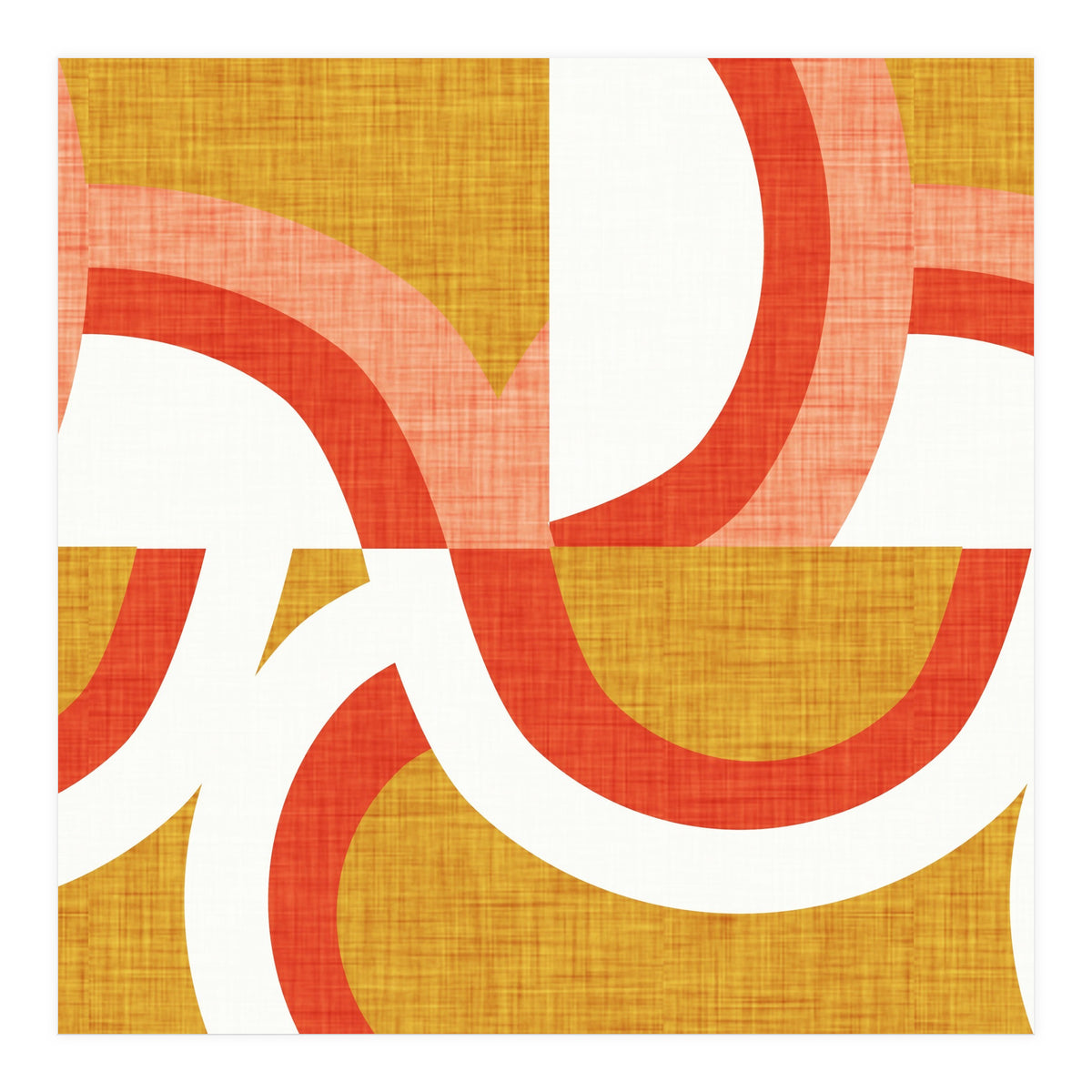 New Mid Mod Freeway Mustard  (Print Only)