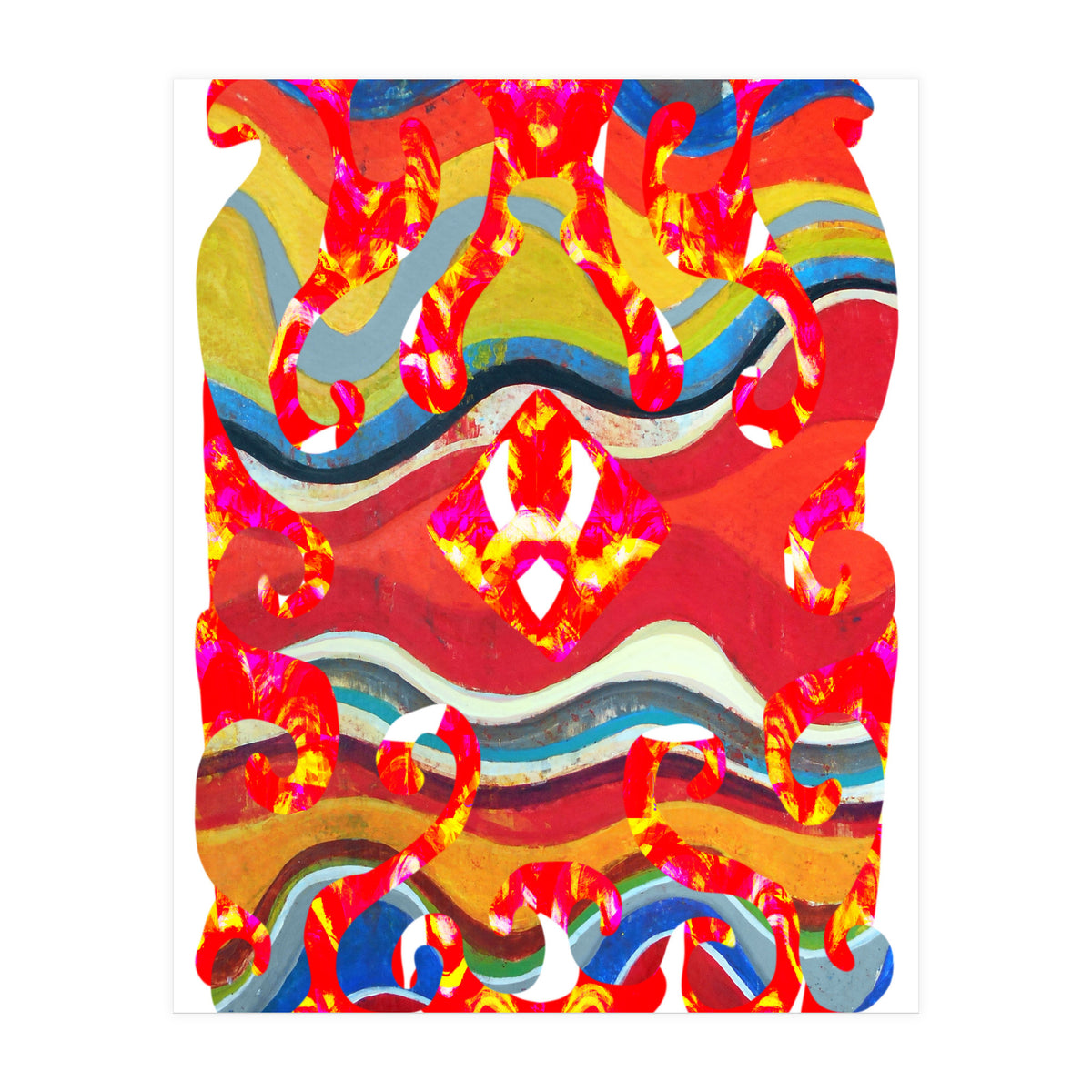 Pop Abstract Asimetrico 28 Copia (Print Only)