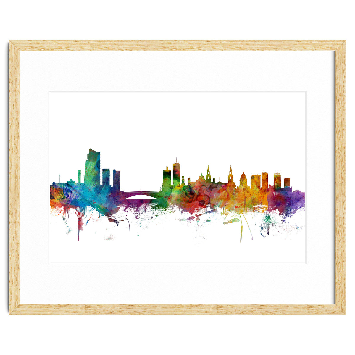 Leeds England Skyline
