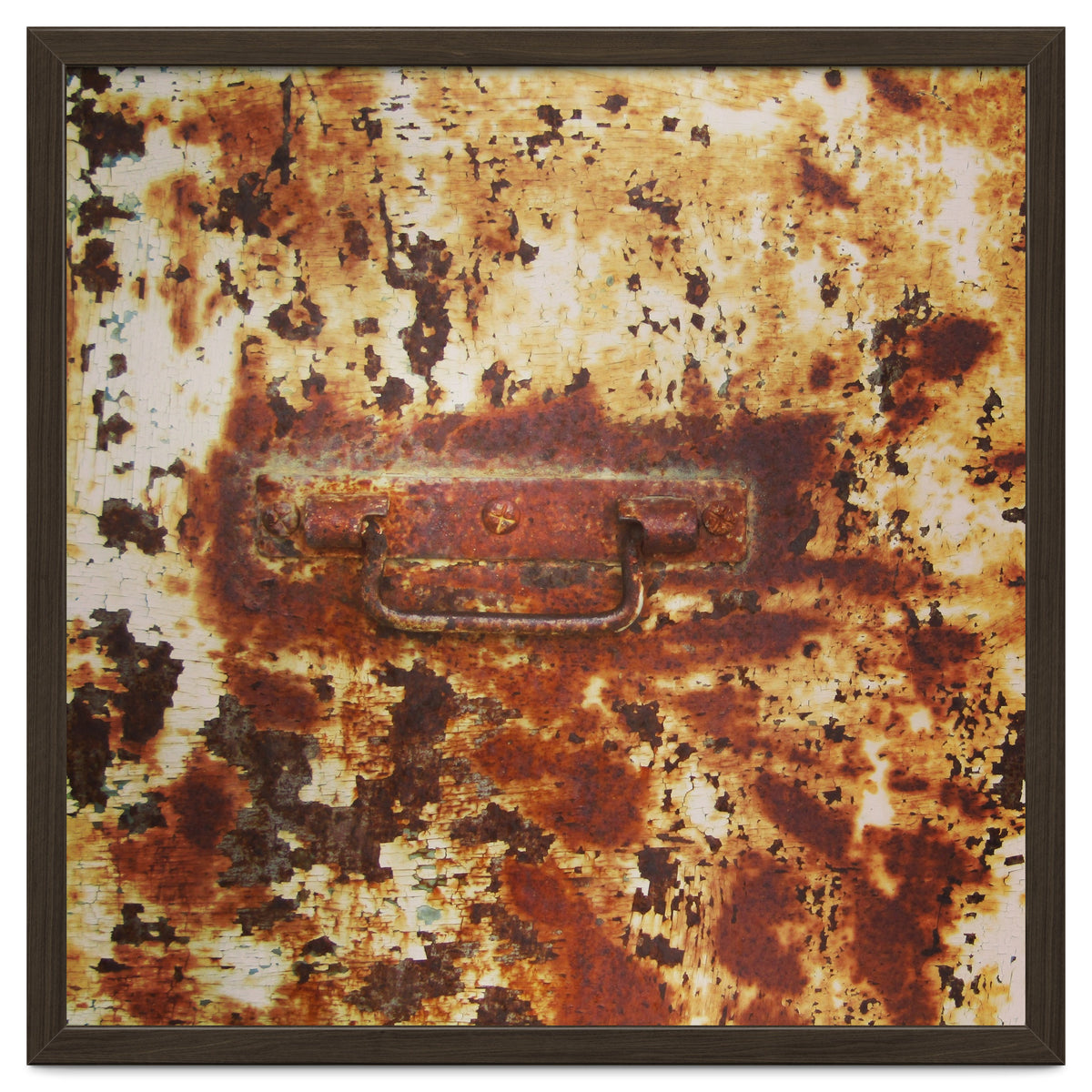 Rusty metal door