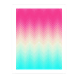 Chevron pink and blue (Print Only) thumbnail