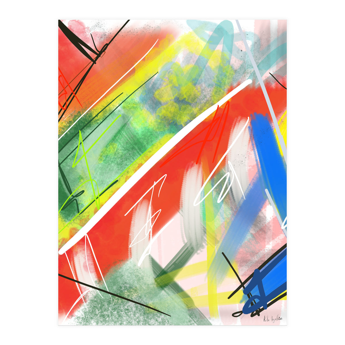 Roads Of Life 5 (Print Only)