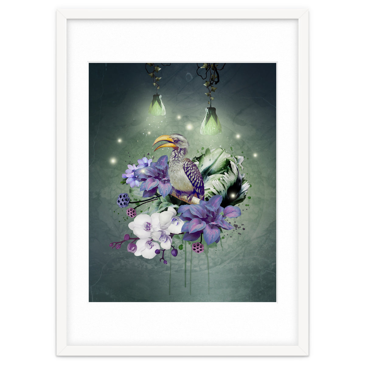 Floral Magic Hornbill