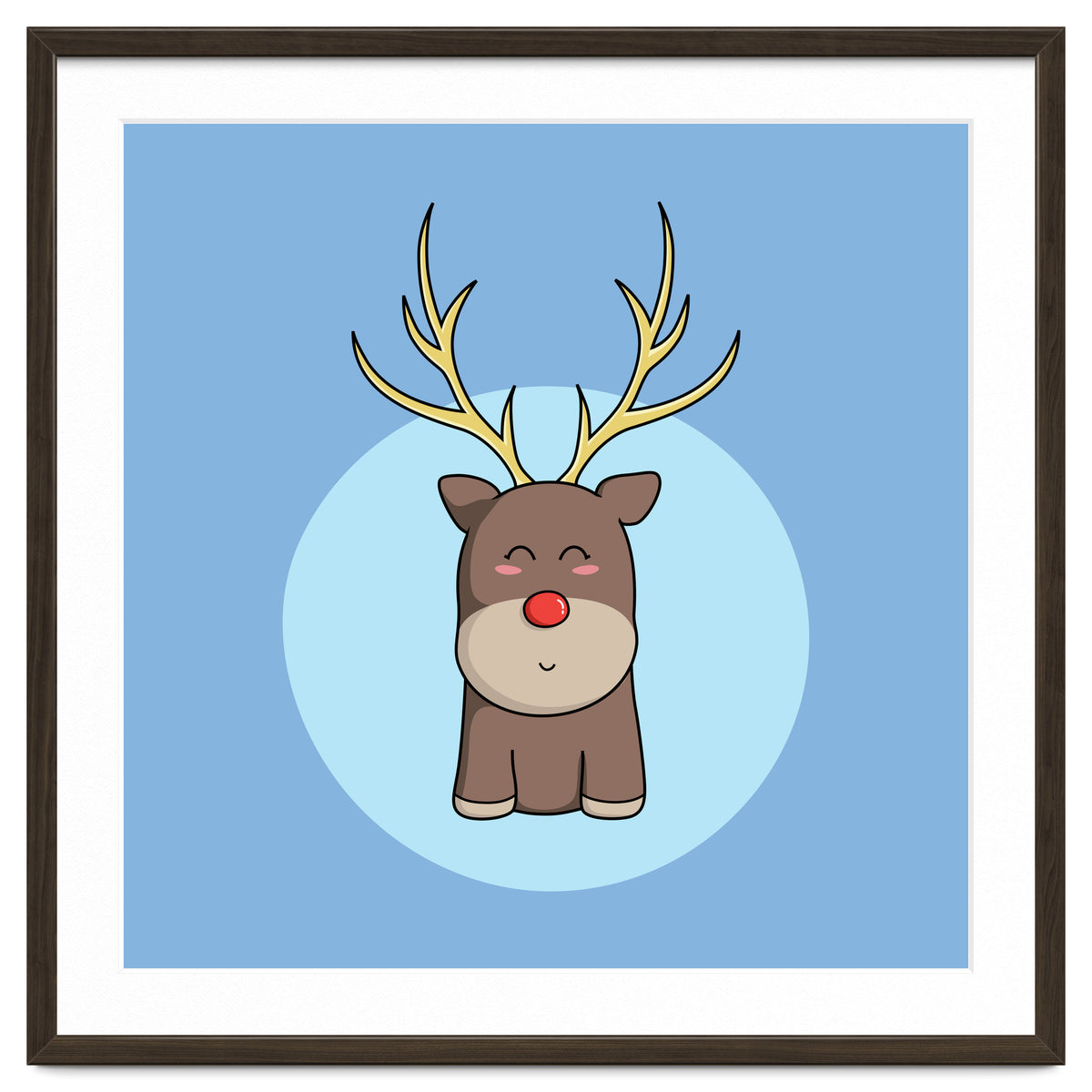 Kawaii Cute Christmas Reindeer