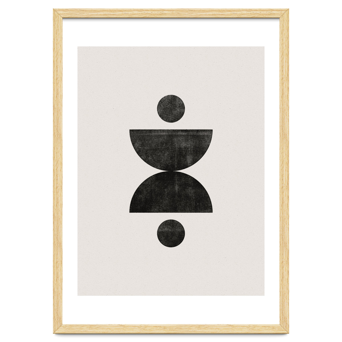 Mid-Century Modern No.16 - Woodblock Print