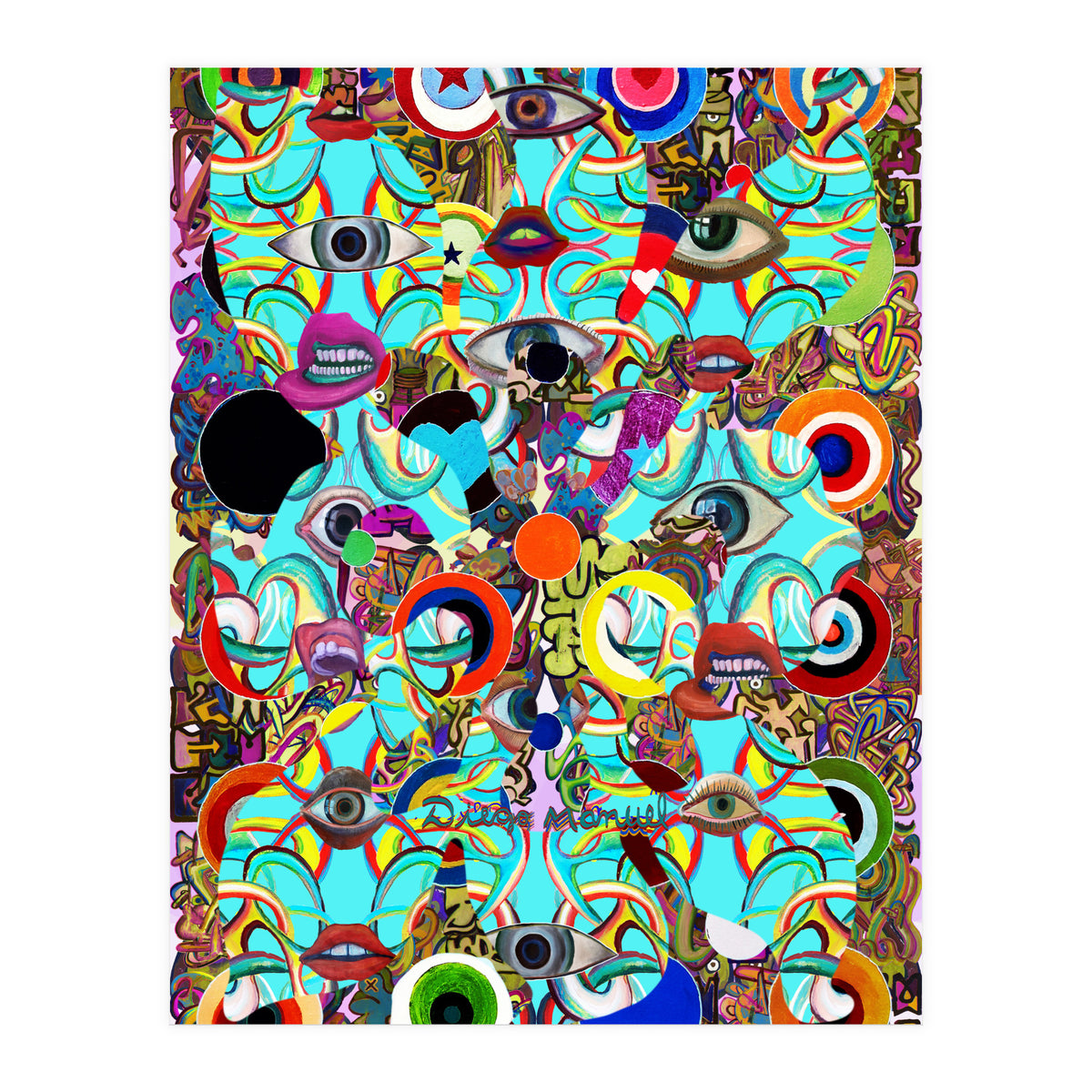 Fuego Y Graffiti 77 (Print Only)