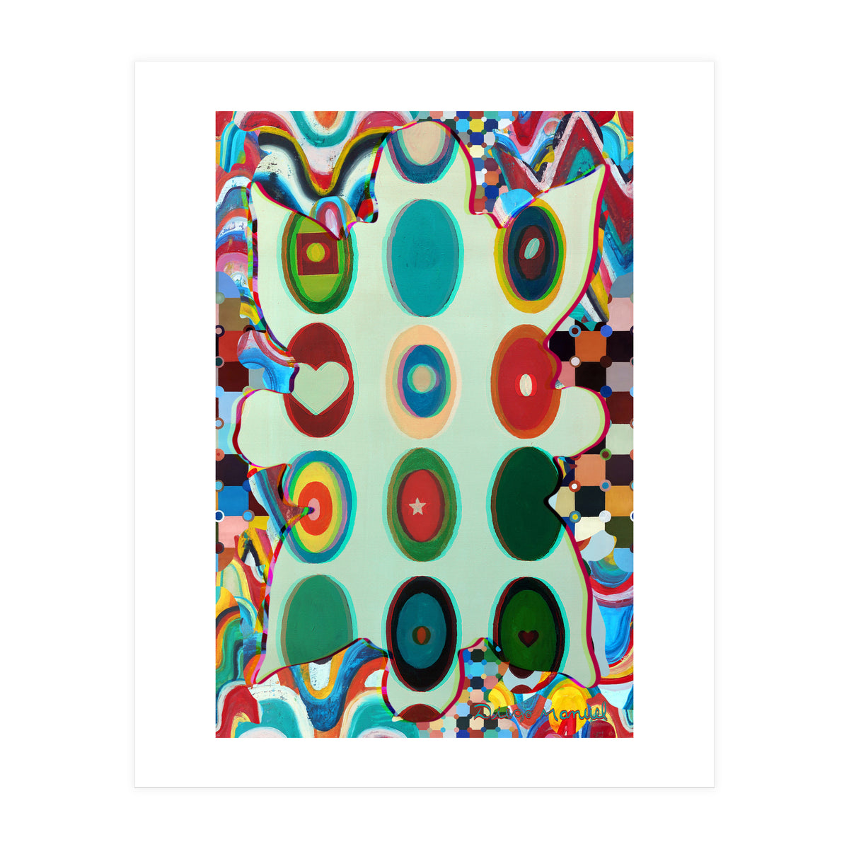 Pop Abstract 2023 Tapiz 96 (Print Only)
