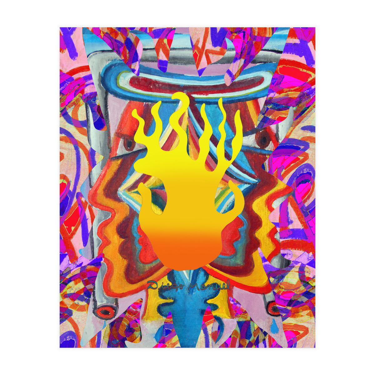 Fuego Y Graffiti 31 (Print Only)