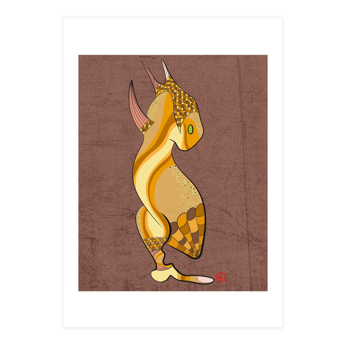 Horned Beast (Print Only)