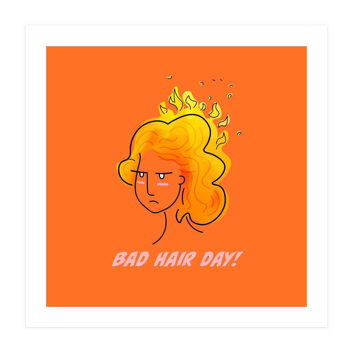 Bad Hair Day (Print Only)